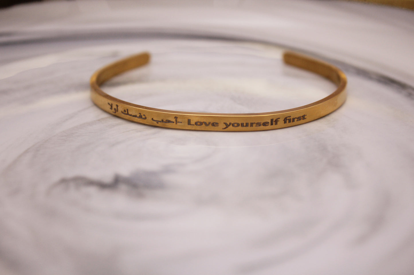 Custom Signature Cuff Gold