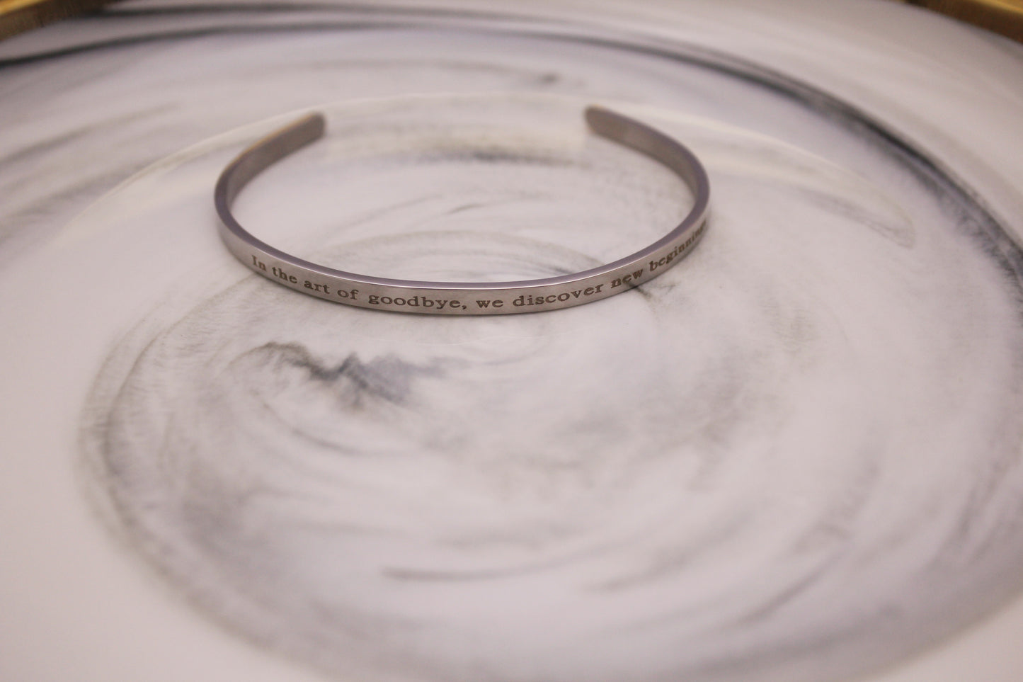 Custom Signature Cuff Silver