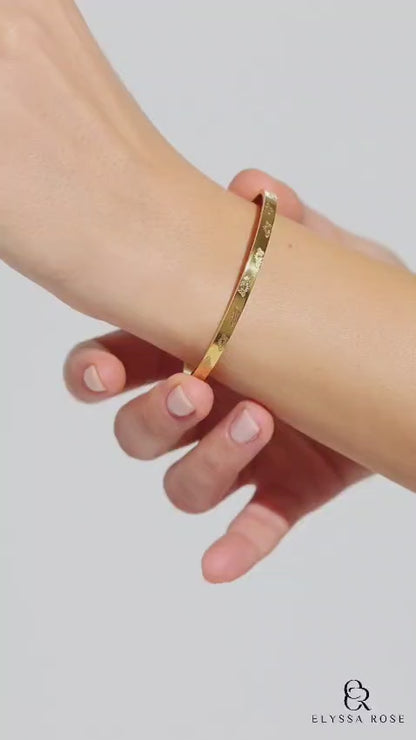 Golden Honeybee Cuff